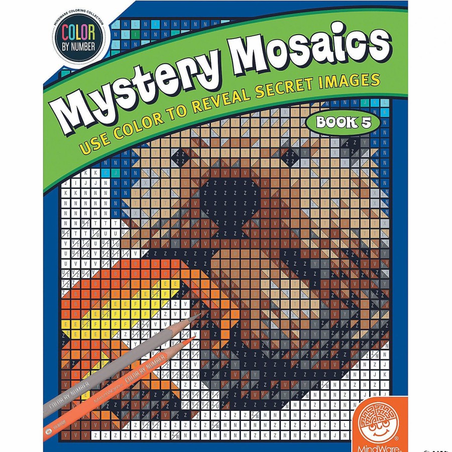 Creative Activities * | Mw Color By Number Mystery Mosaics: Book 5