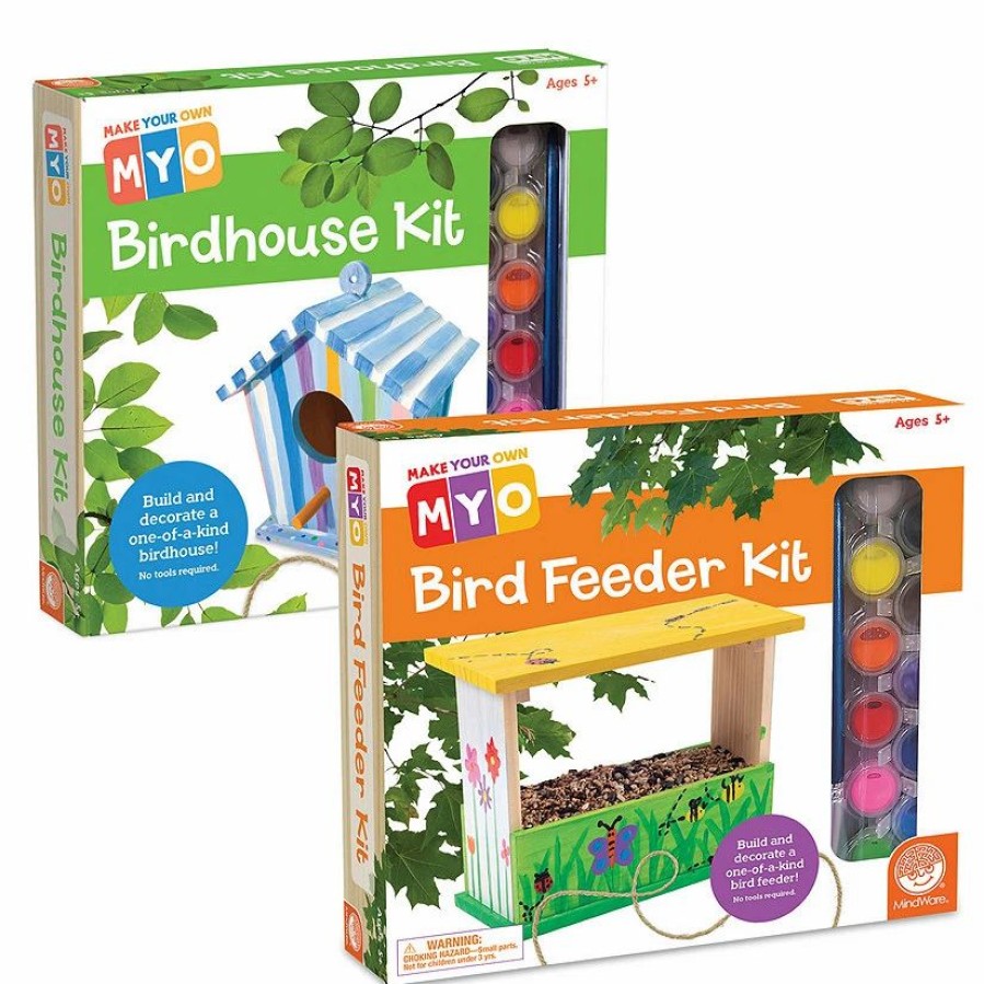 Creative Activities * | Mw Make Your Own Birdhouse And Feeder: Set Of 2