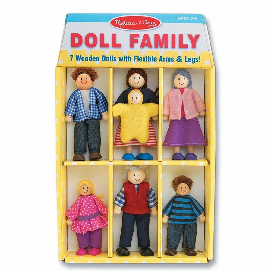 Early Learning * | Mw Wooden Family Doll Set