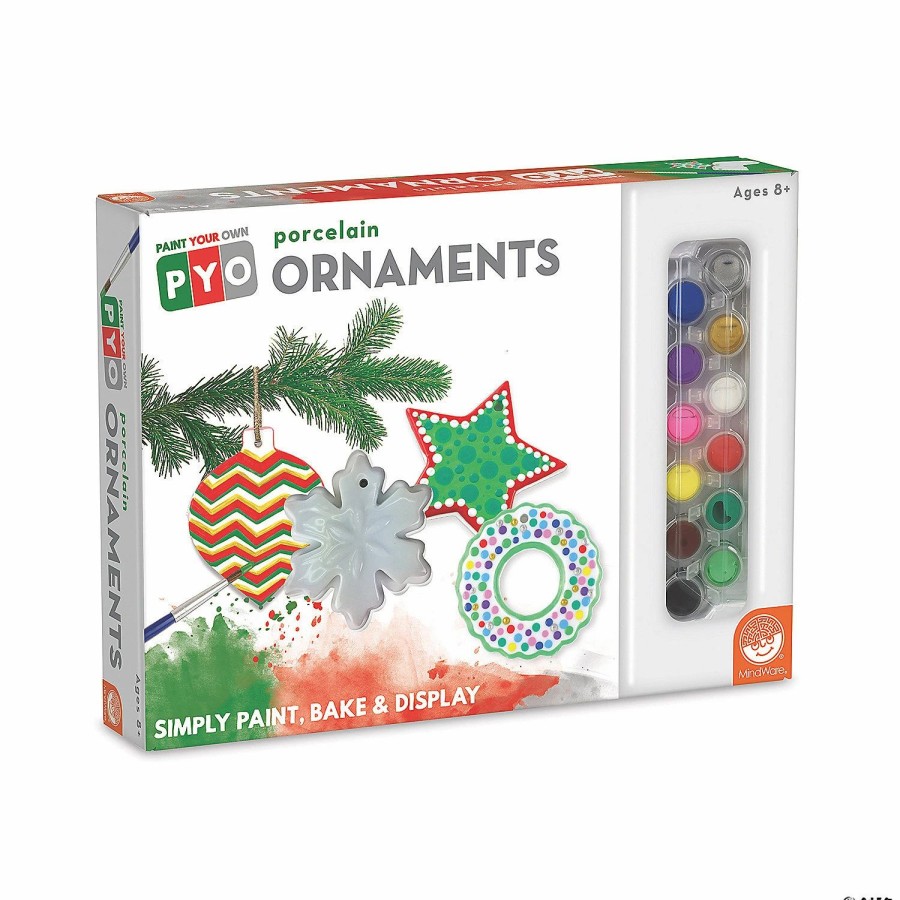 Creative Activities * | Mw Paint Your Own Porcelain Christmas Ornaments