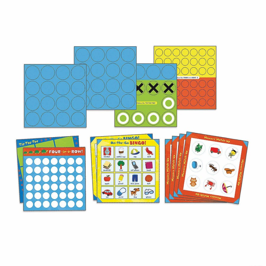 Creative Activities * | Mw Take-Along Games Reusable Sticker Tote