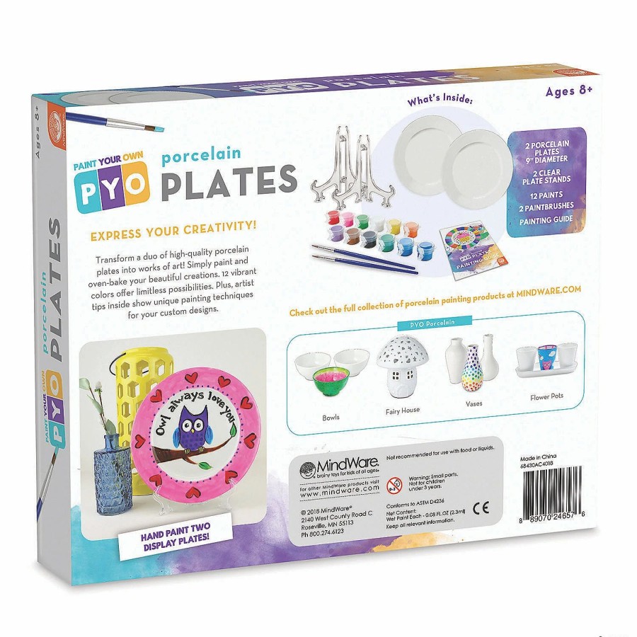 Creative Activities * | Mw Paint Your Own Porcelain: Plates