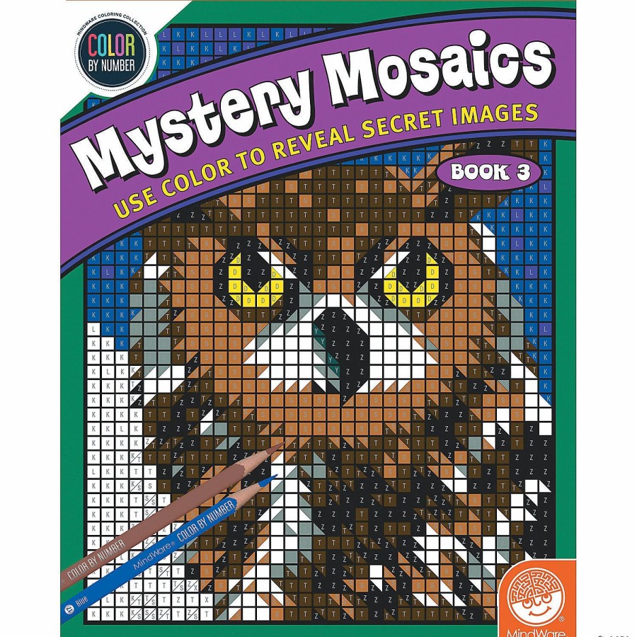 Creative Activities * | Mw Color By Number Mystery Mosaics: Book 3