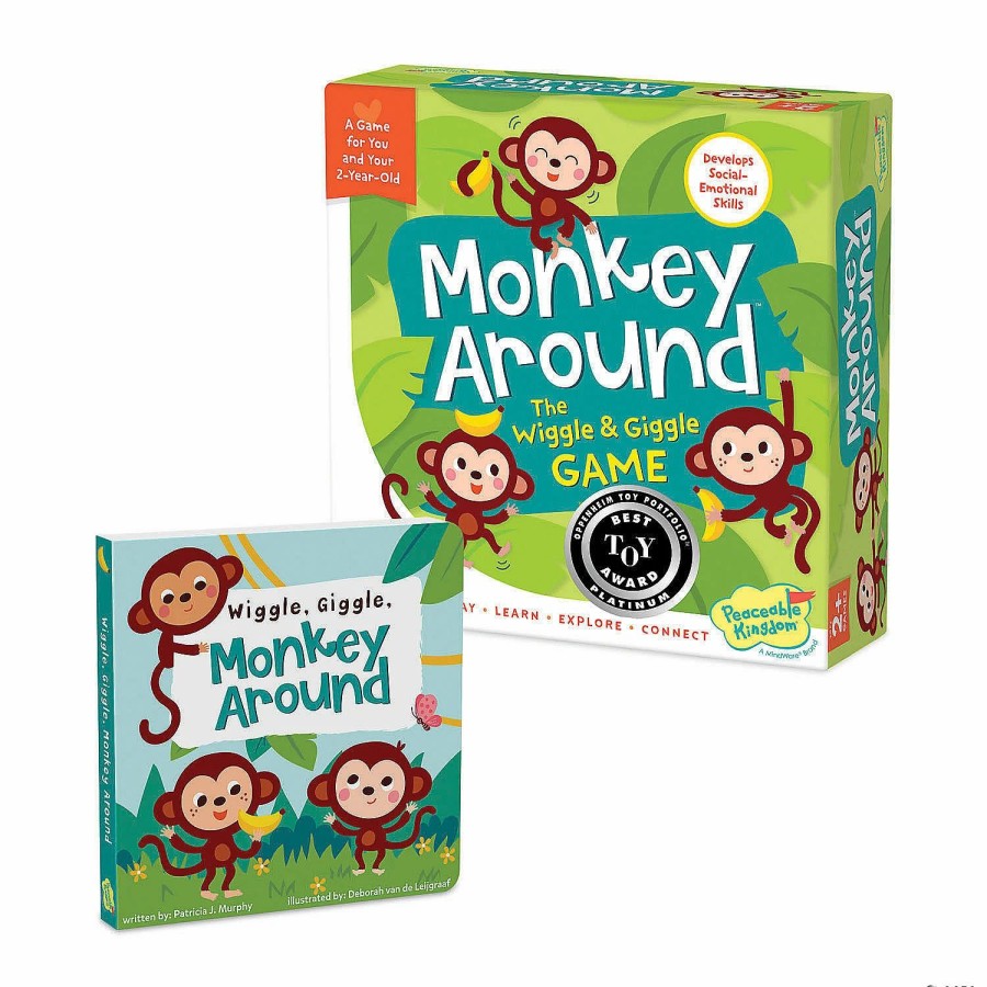 Early Learning * | Mw Monkey Around Game & Board Book Set