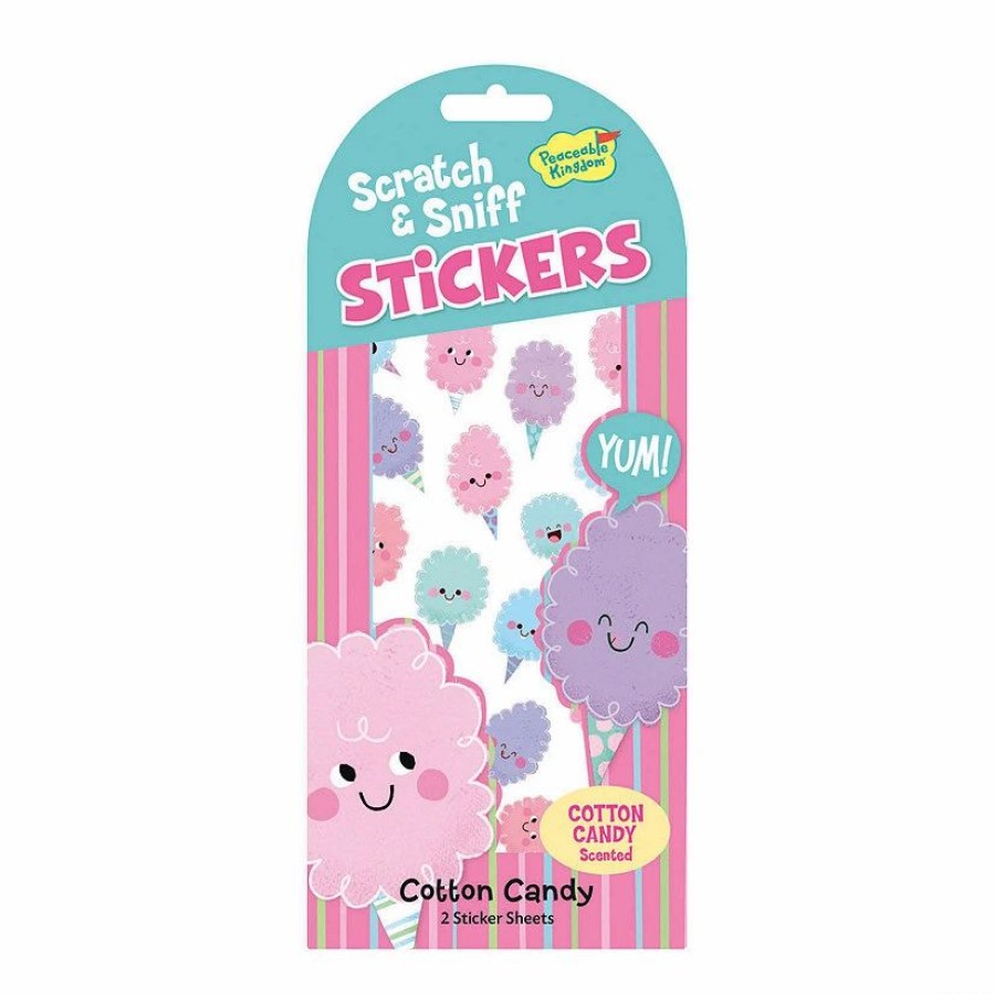 Creative Activities * | Mw Cotton Candy Scratch & Sniff Stickers: Pack Of 12