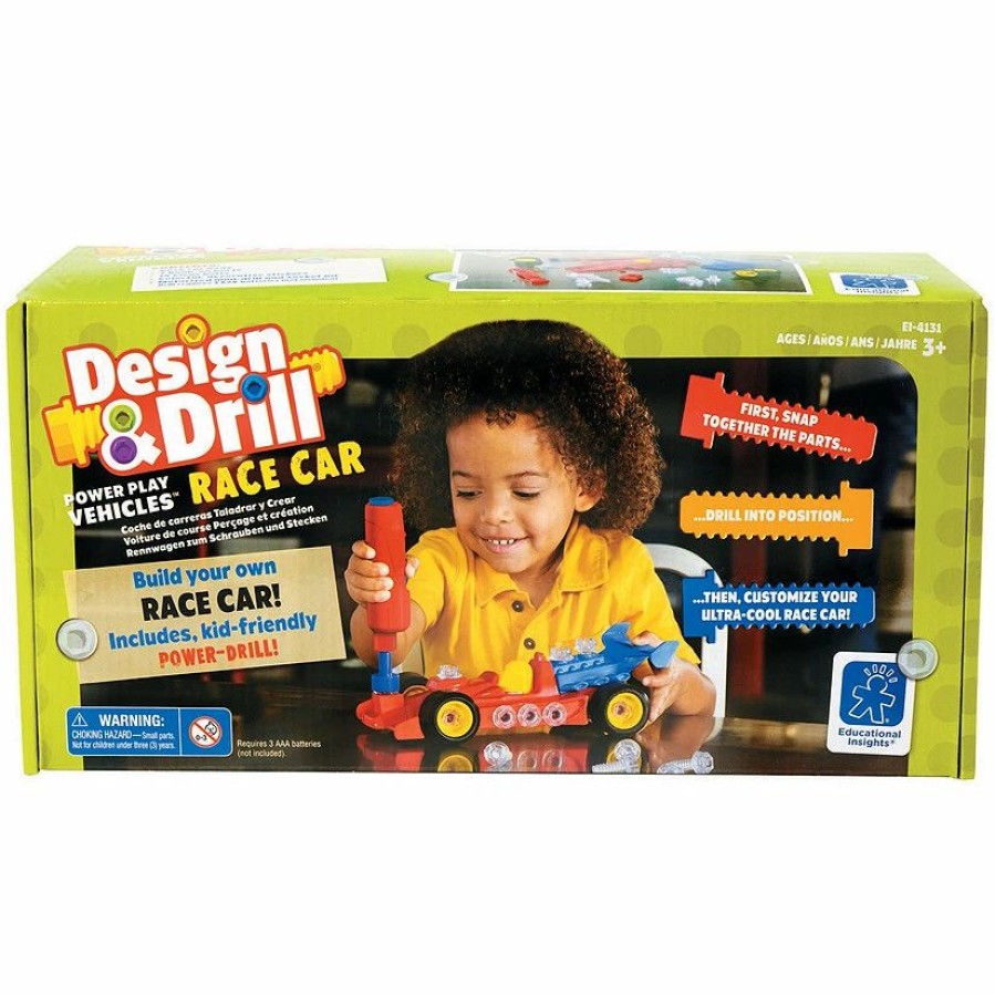 Early Learning * | Mw Design & Drill Pwr Play Vehicles Racecar Toy