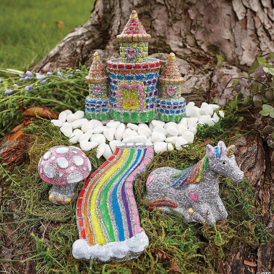 Creative Activities * | Mw Paint Your Own Stone: Unicorn Garden