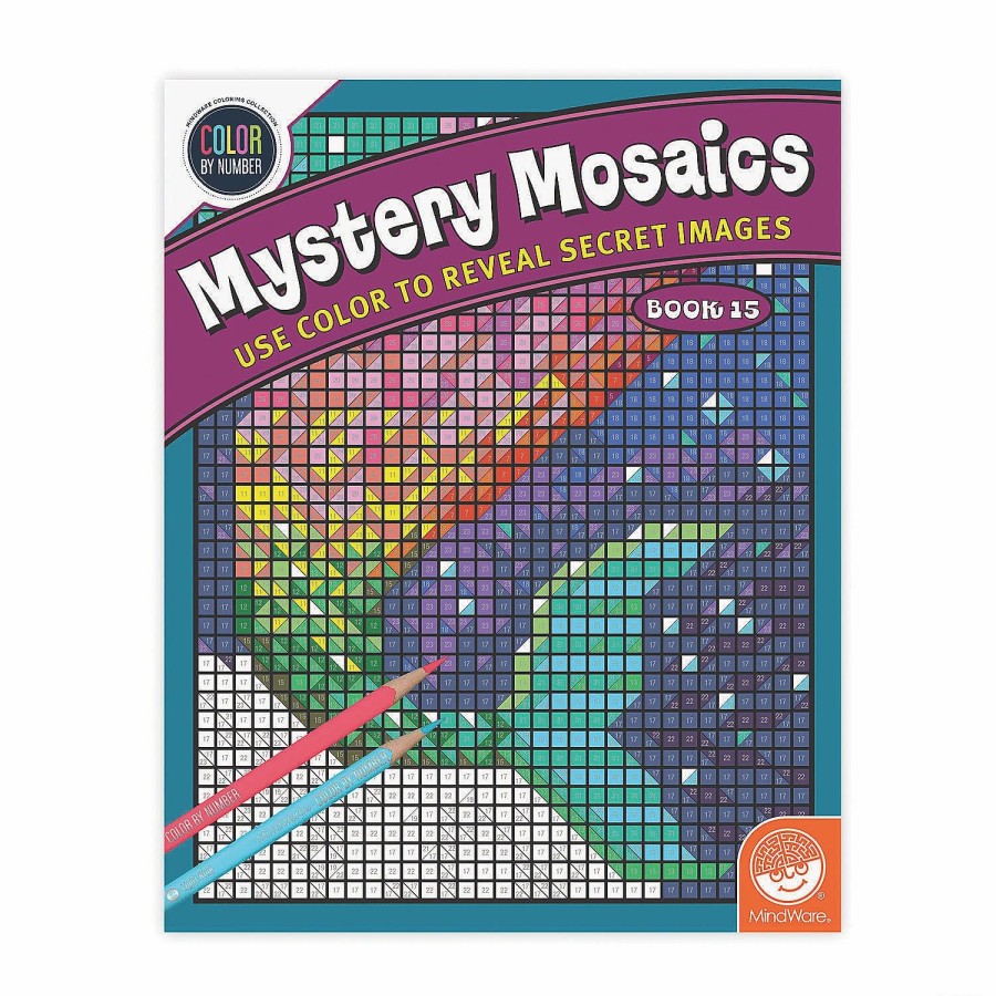 Creative Activities * | Mw Color By Number Mystery Mosaics: Book 15