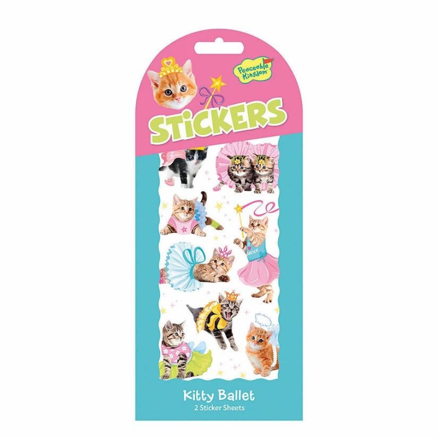 Creative Activities * | Mw Kitty Ballet Stickers: Pack Of 12