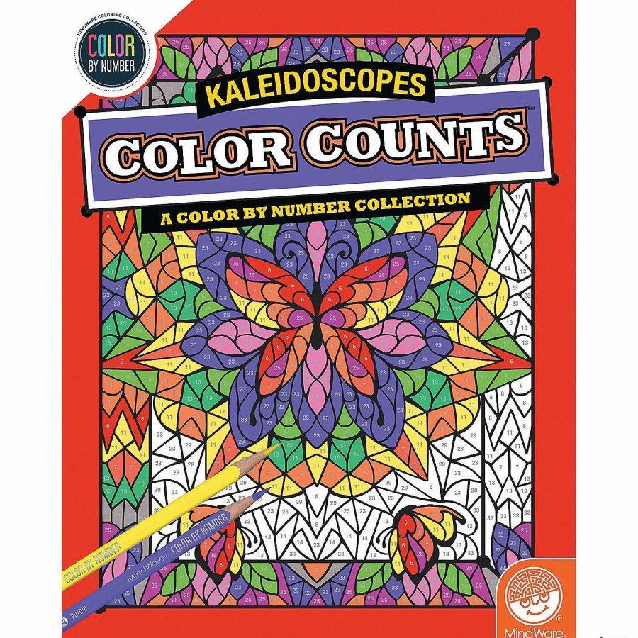 Creative Activities * | Mw Color By Number Color Counts: Kaleidoscope