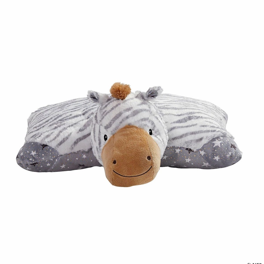 Early Learning * | Mw Pillow Pet Naturally Comfy Zebra