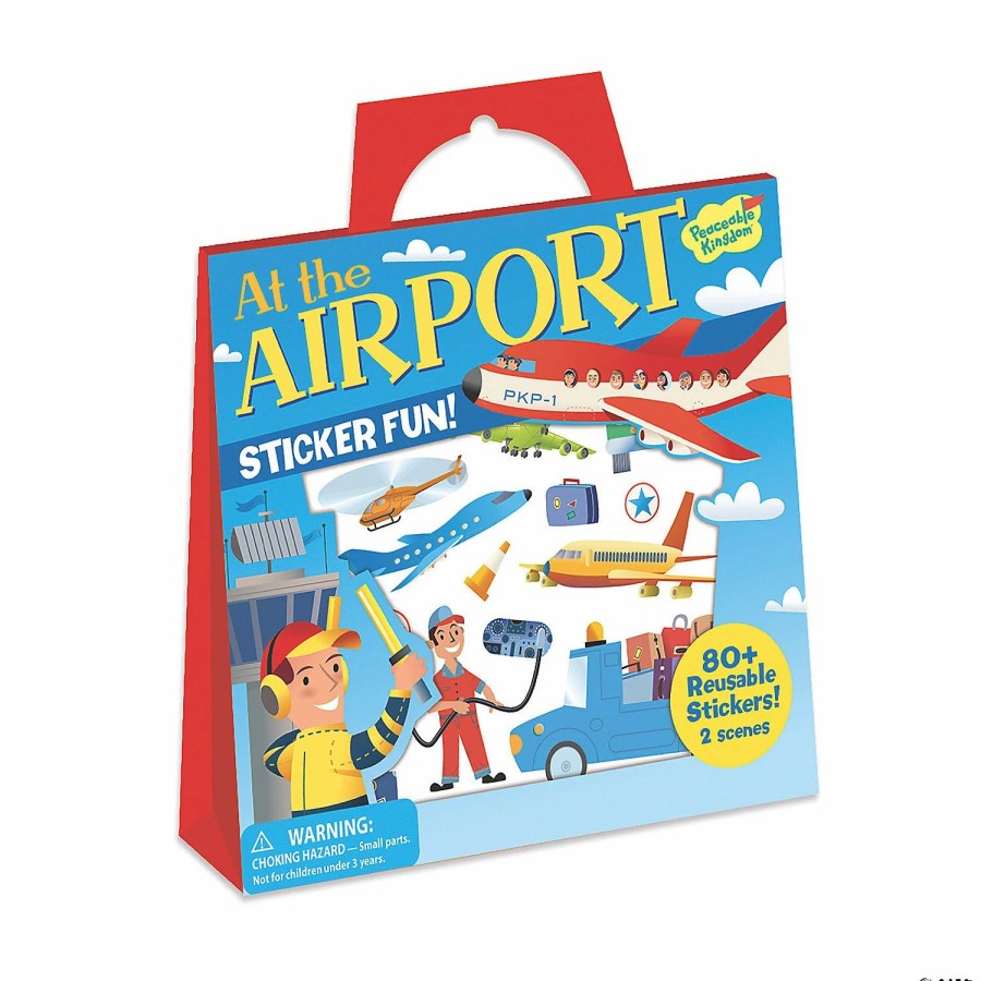 Creative Activities * | Mw At The Airport Reusable Sticker Tote