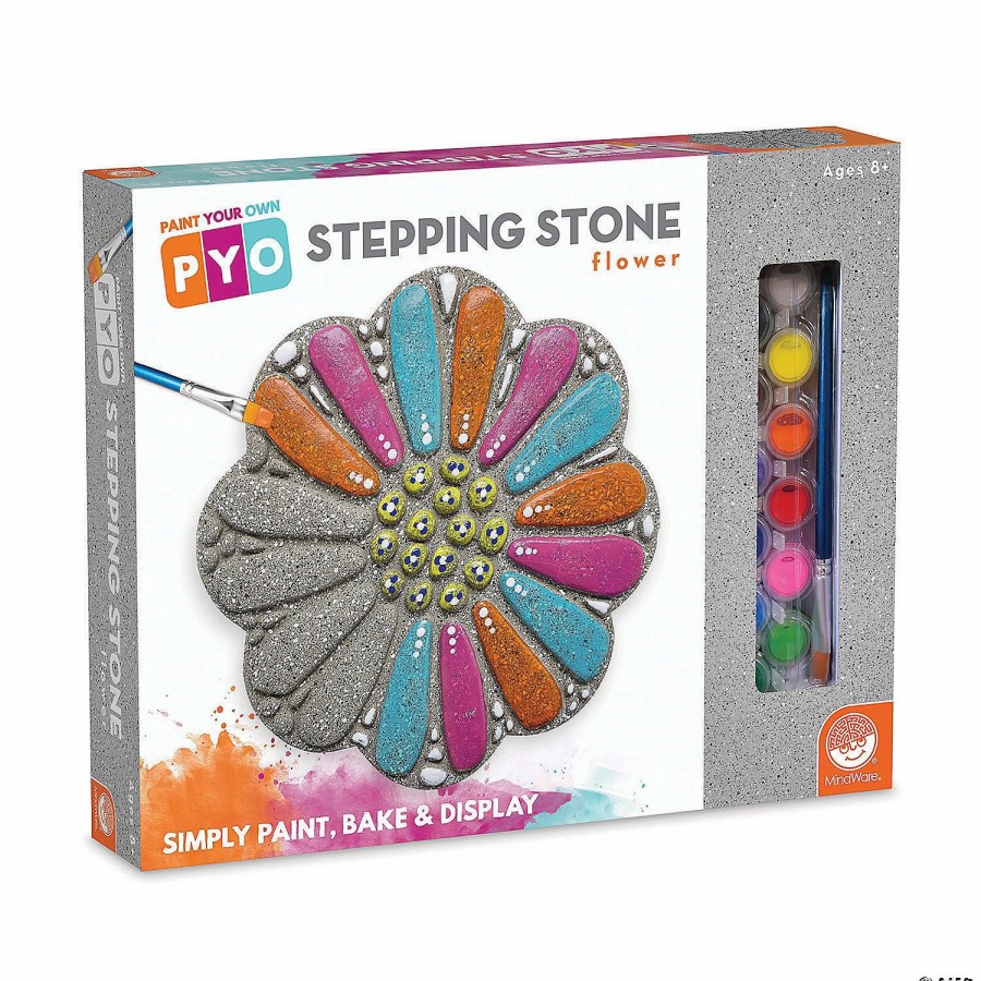 Creative Activities * | Mw Paint Your Own Stepping Stone: Flower