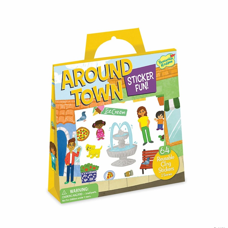 Creative Activities * | Mw Around Town Reusable Sticker Tote