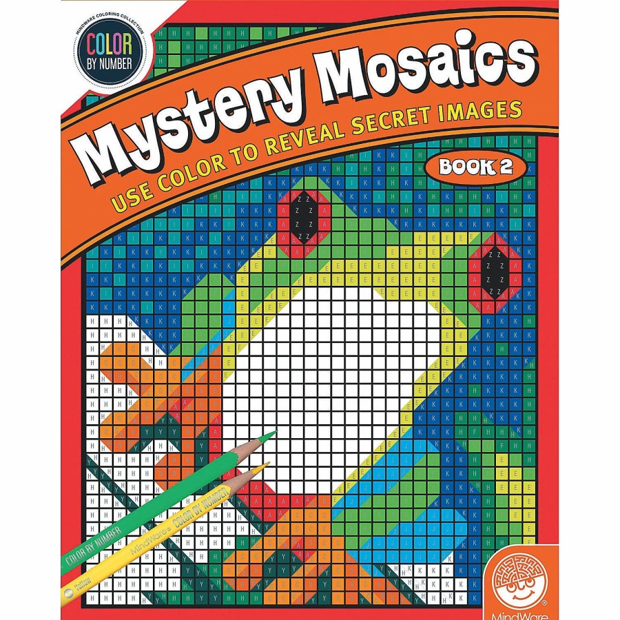 Creative Activities * | Mw Color By Number Mystery Mosaics: Book 2