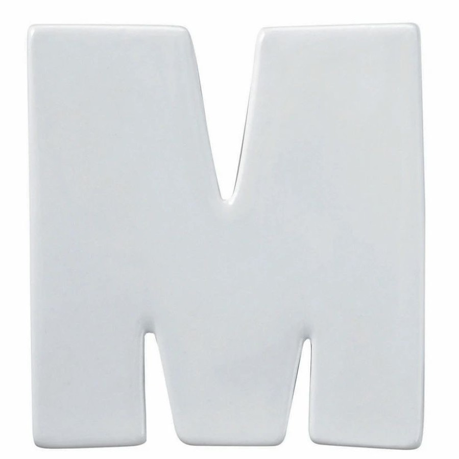 Creative Activities * | Mw Paint Your Own Porcelain Letter M