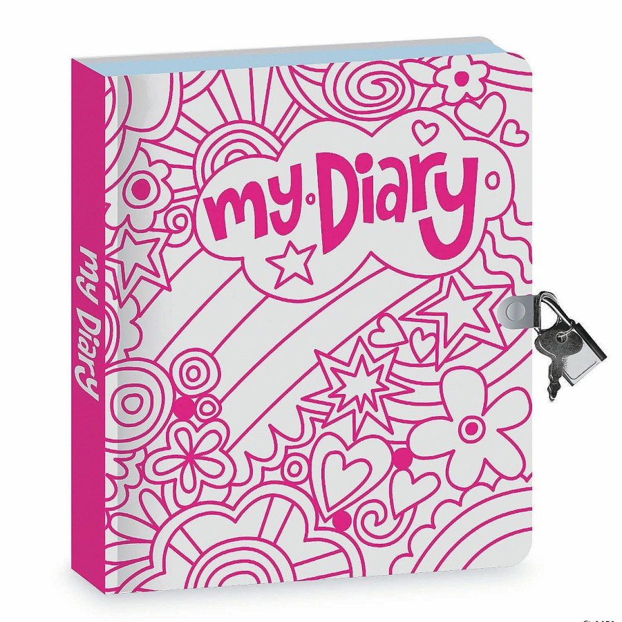 Creative Activities * | Mw Rainbow World Foil Coloring Diary