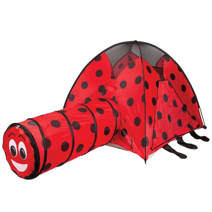 Early Learning * | Mw Pacific Play Tents Ladybug Tent & Tunnel Combo