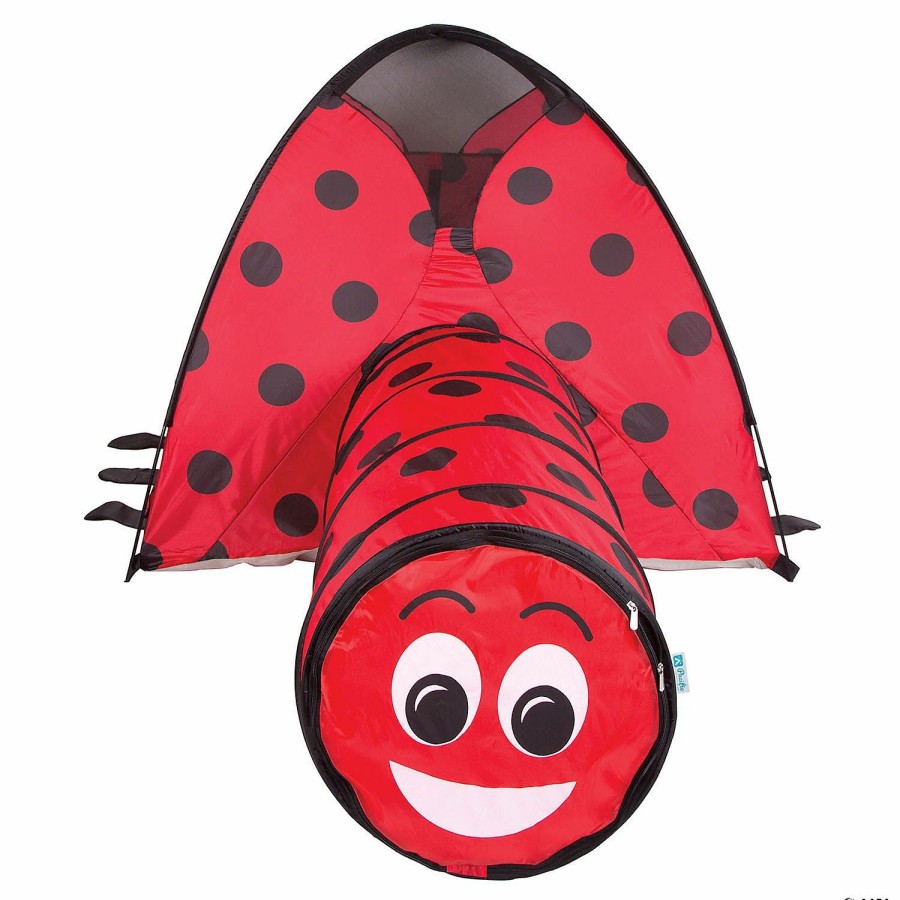 Early Learning * | Mw Pacific Play Tents Ladybug Tent & Tunnel Combo