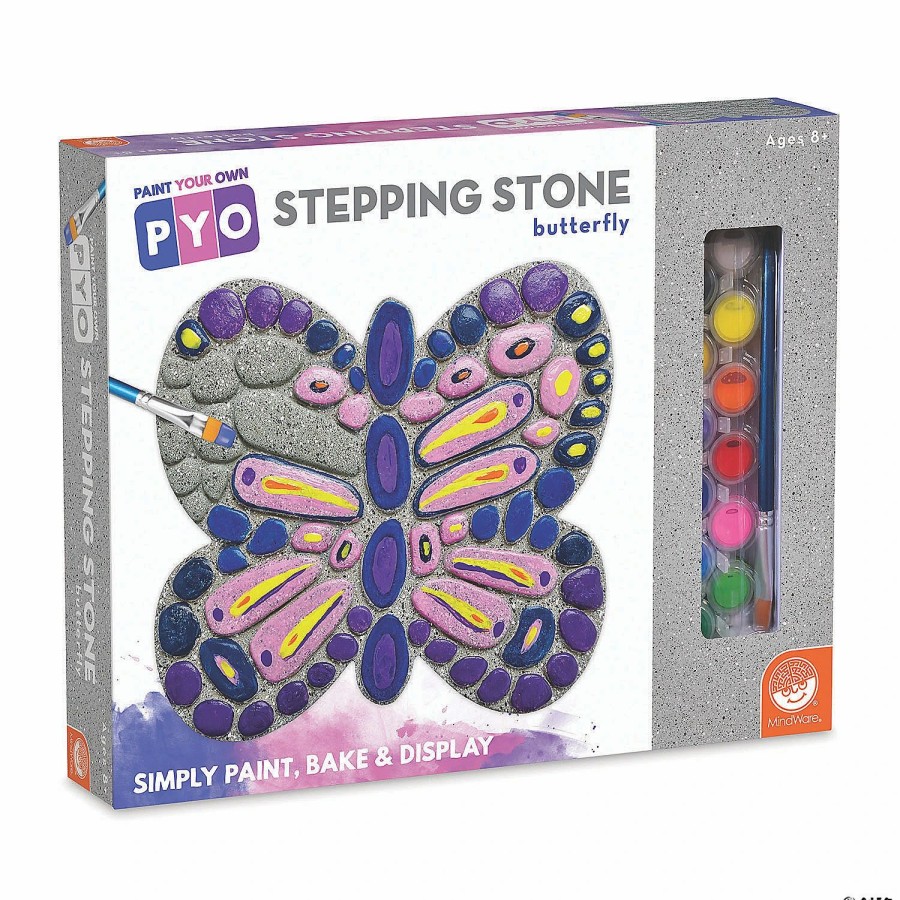 Creative Activities * | Mw Paint Your Own Stepping Stone: Butterfly