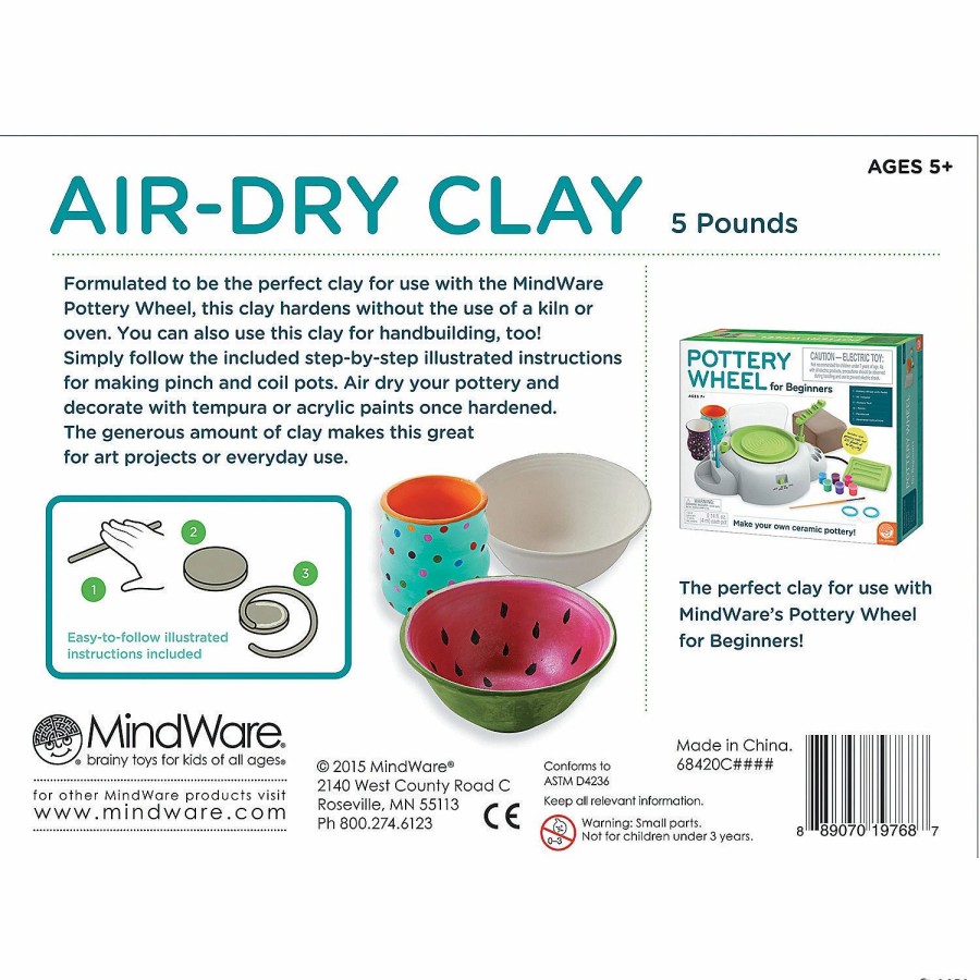 Creative Activities * | Mw 5 Lb Air-Dry Clay Refill