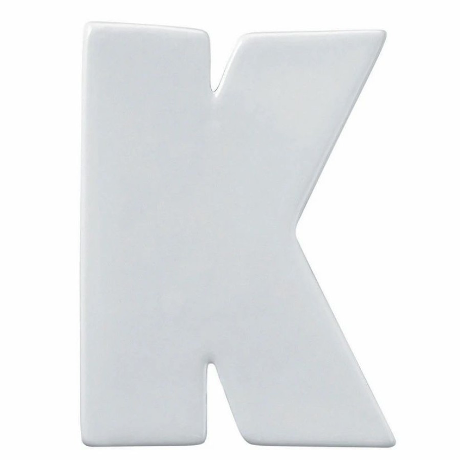 Creative Activities * | Mw Paint Your Own Porcelain Letter K