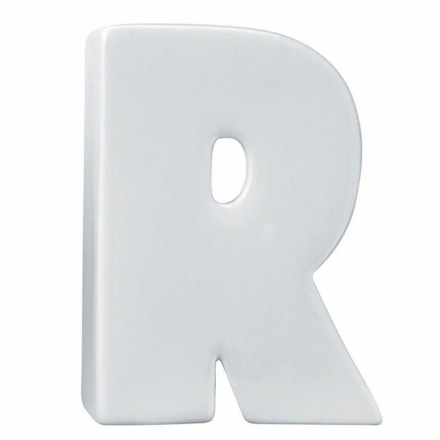 Creative Activities * | Mw Paint Your Own Porcelain Letter R