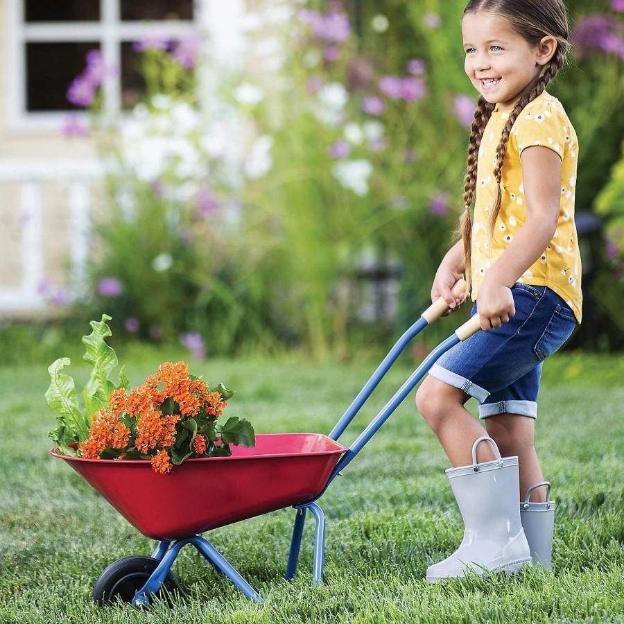 Early Learning * | Mw Oh So Fun! Metal Wheelbarrow For Kids