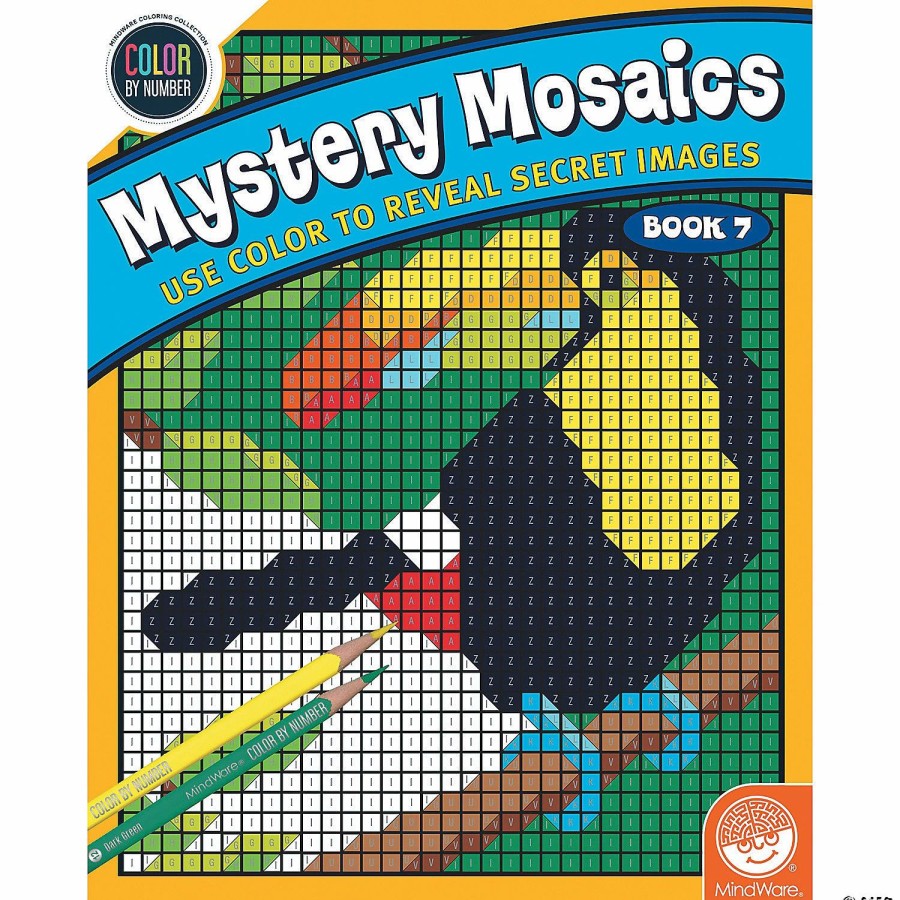 Creative Activities * | Mw Color By Number Mystery Mosaics: Book 7