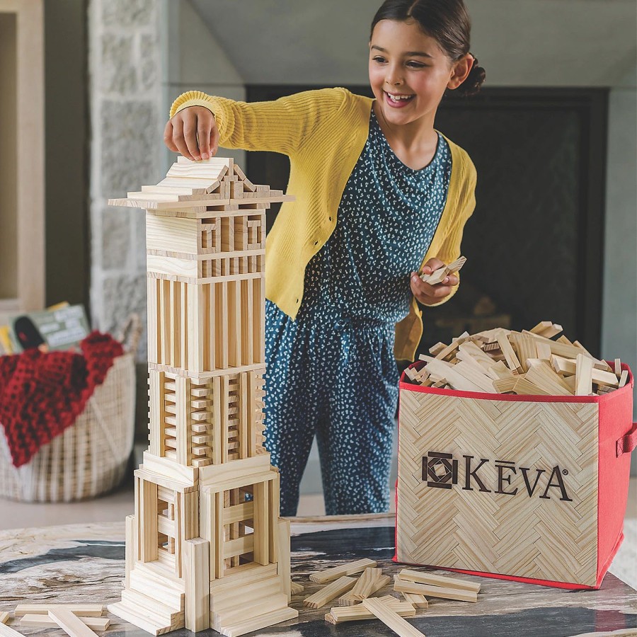 Creative Activities * | Mw Keva Structures: 600 Plank Set With Free Bonus Planks & Storage Bin