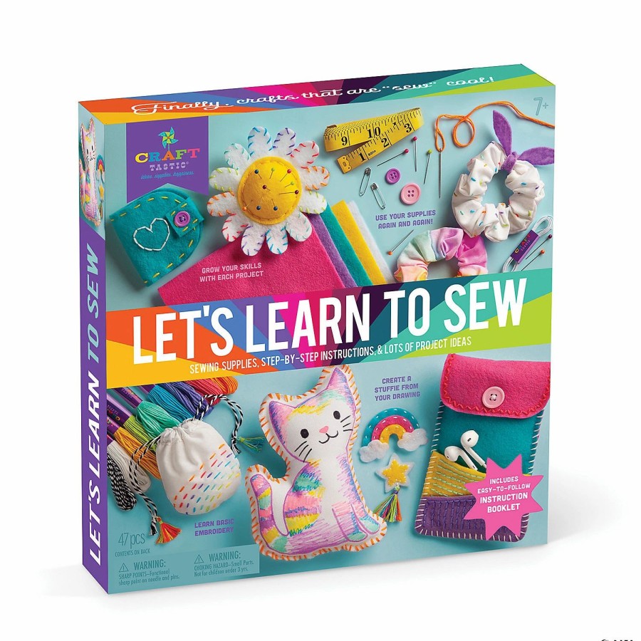 Creative Activities * | Mw Craft-Tastic Learn To Sew Craft Kit