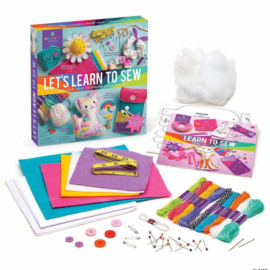 Creative Activities * | Mw Craft-Tastic Learn To Sew Craft Kit