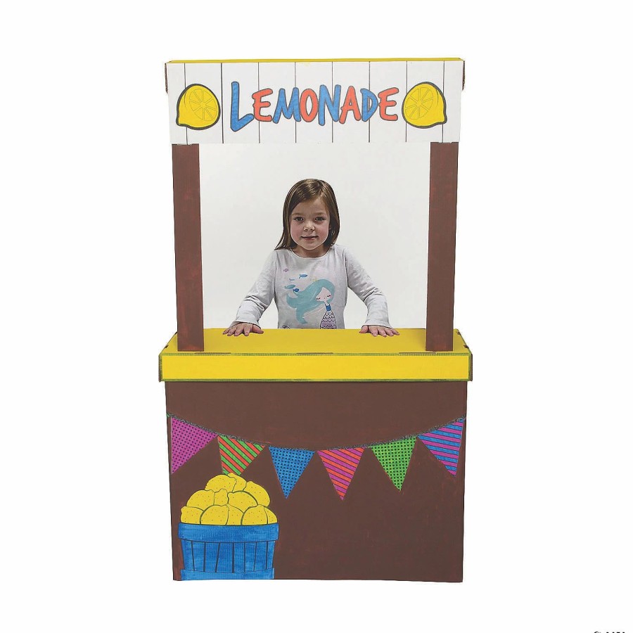 Early Learning * | Mw Color Your Own Lemonade Stand And Playhouse