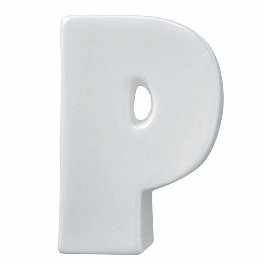 Creative Activities * | Mw Paint Your Own Porcelain Letter P