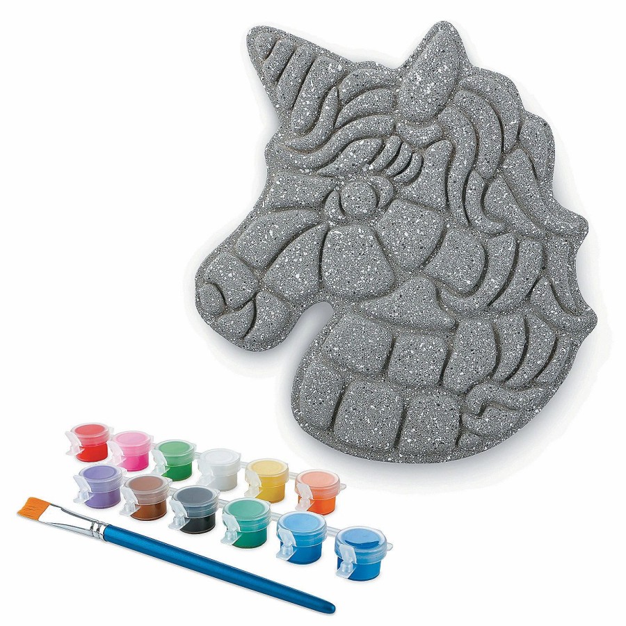 Creative Activities * | Mw Paint Your Own Stepping Stone: Unicorn