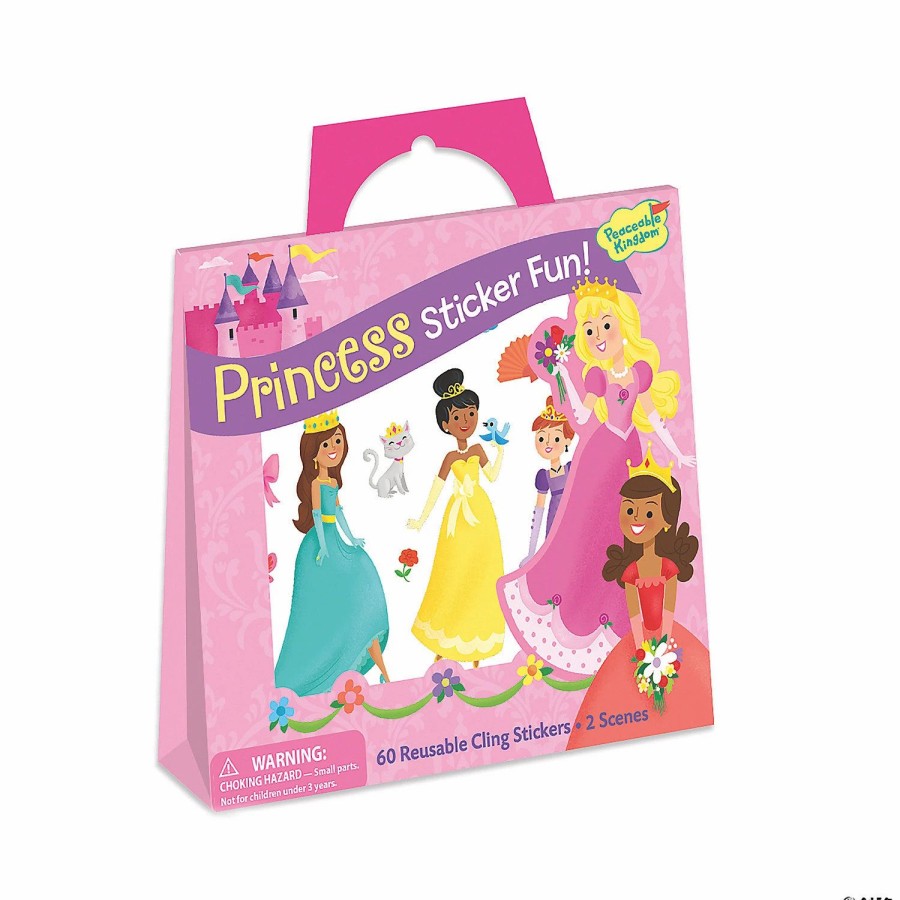 Creative Activities * | Mw Princess Reusable Sticker Tote