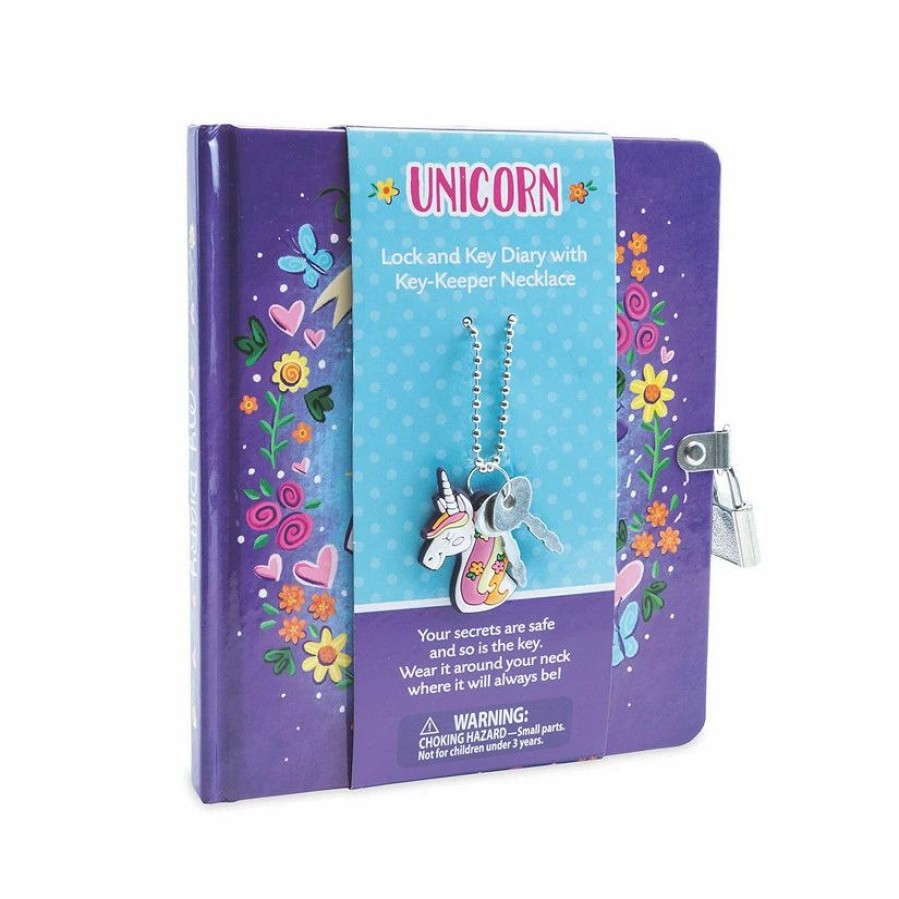 Creative Activities * | Mw Unicorn Diary With Charm Necklace