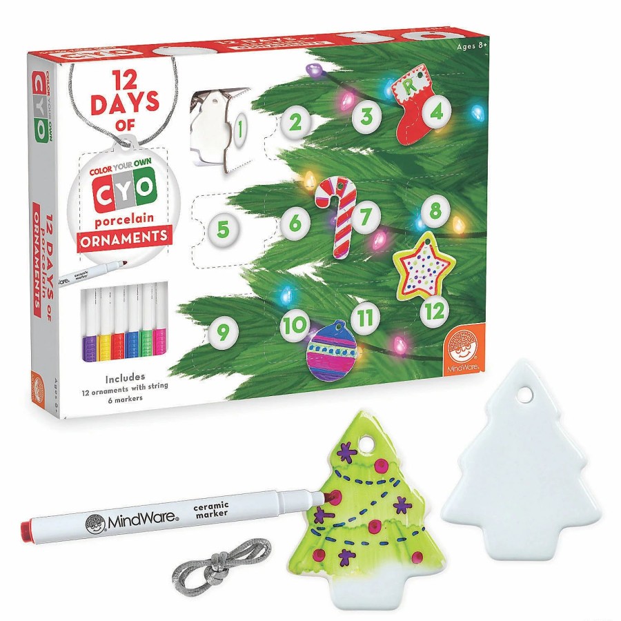 Creative Activities * | Mw 12 Days Of Color Your Own Ornaments