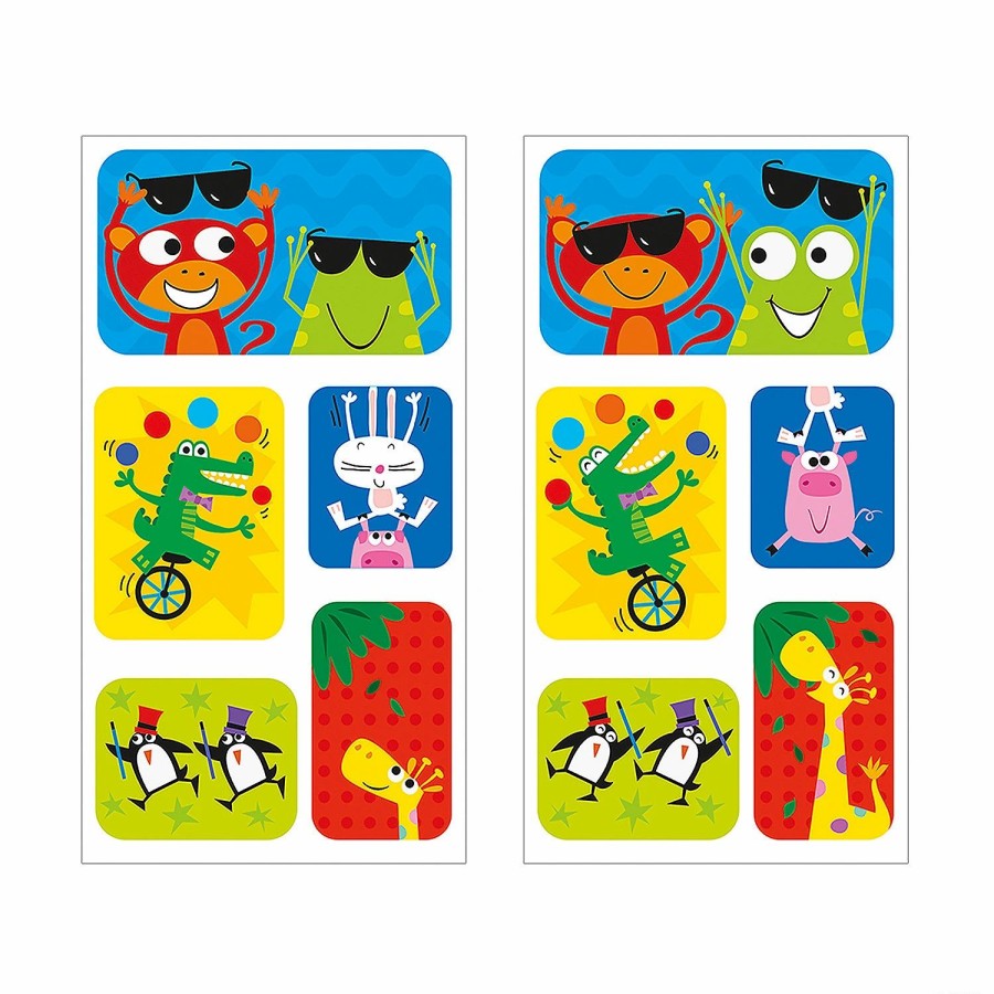 Creative Activities * | Mw Wacky Animals Flicker Stickers: Pack Of 12