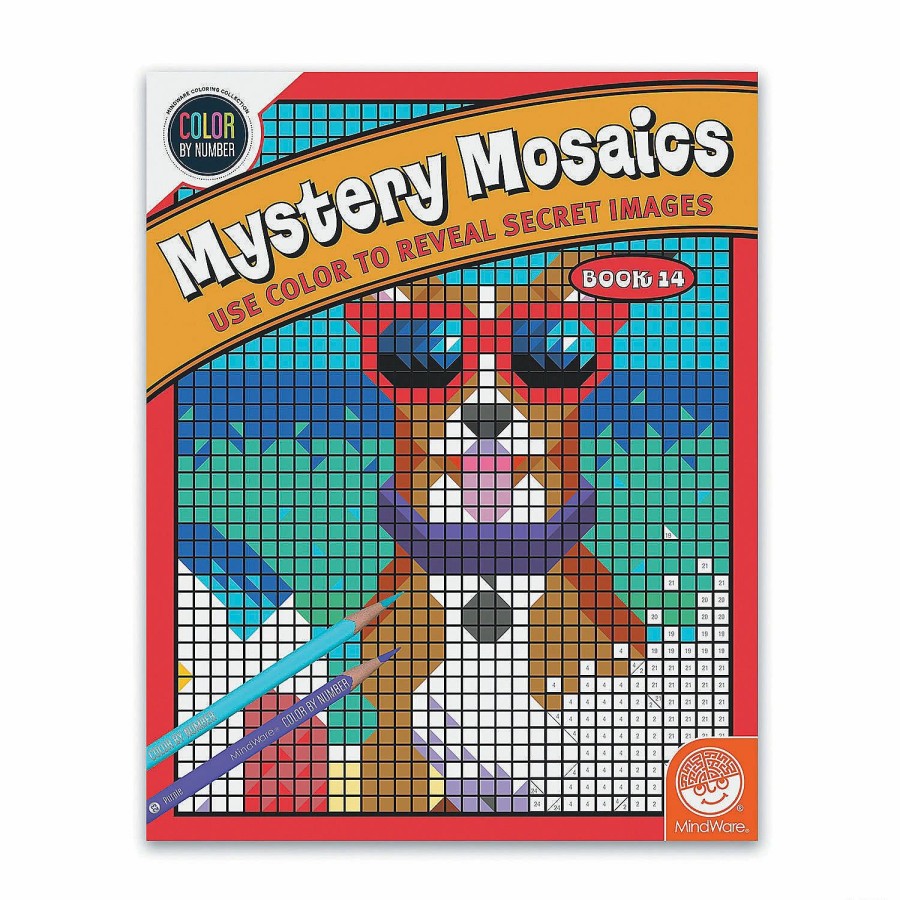 Creative Activities * | Mw Color By Number Mystery Mosaics: Book 14