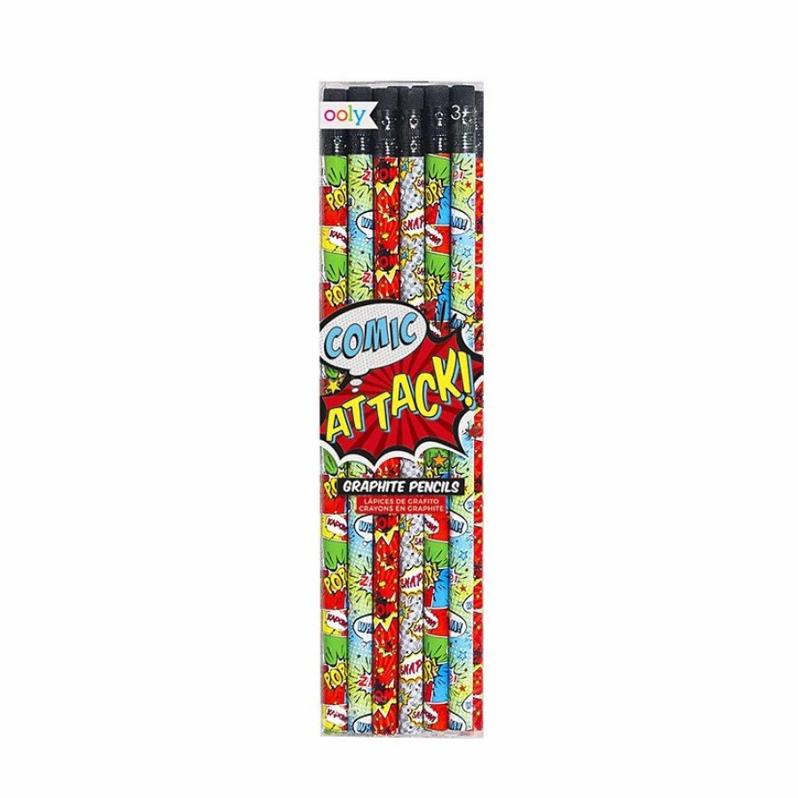 Creative Activities * | Mw Ooly Comic Attack Pencils: Set Of 12