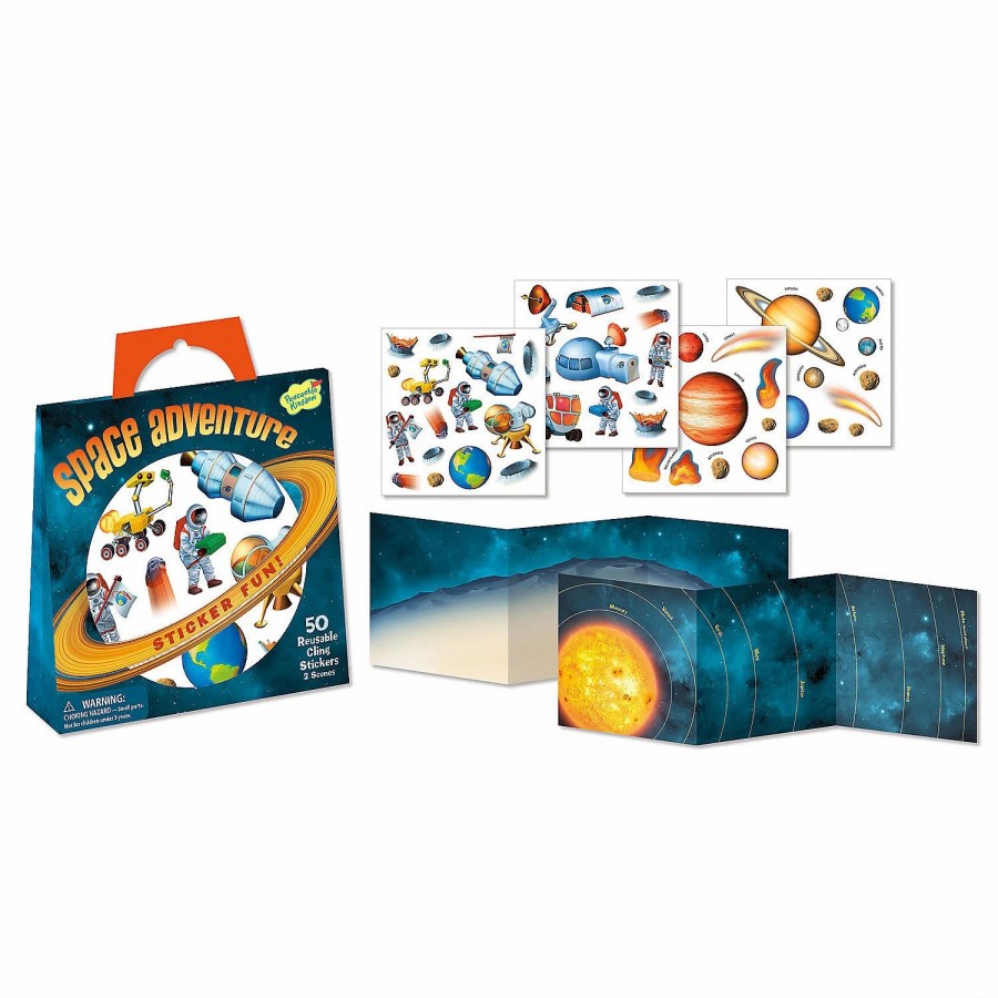 Creative Activities * | Mw Space Adventure Reusable Sticker Tote