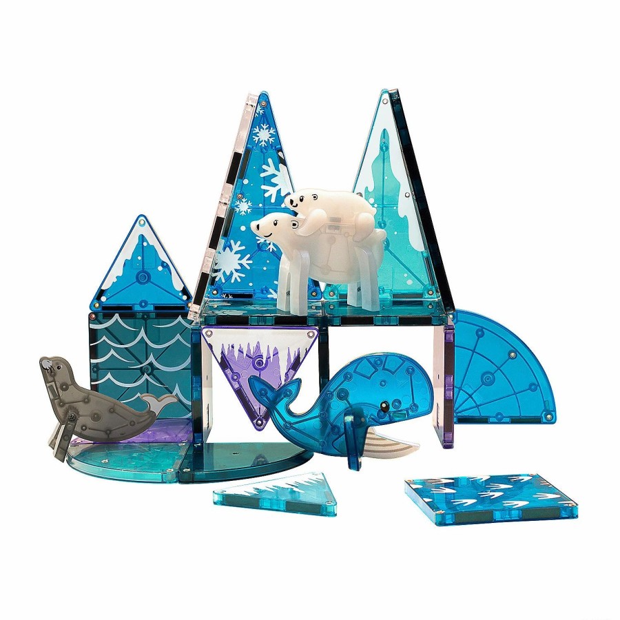 Early Learning * | Mw Magna-Tiles Arctic Animals 25-Piece Set