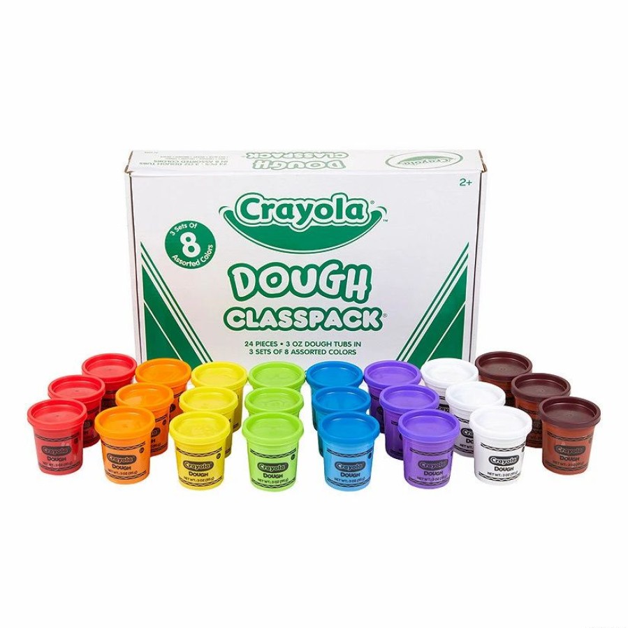 Creative Activities * | Mw 8-Color Crayola Dough Tubs Classpack 24 Pc.