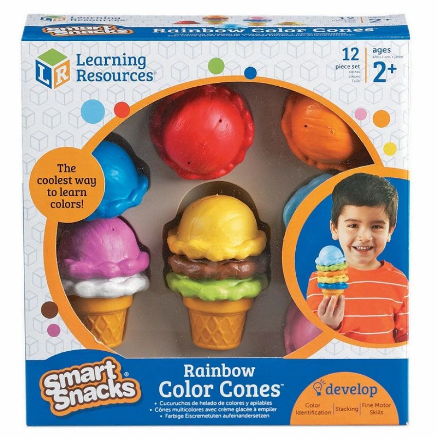 Early Learning * | Mw Learning Resources Smart Snacks Rainbow Color Cones