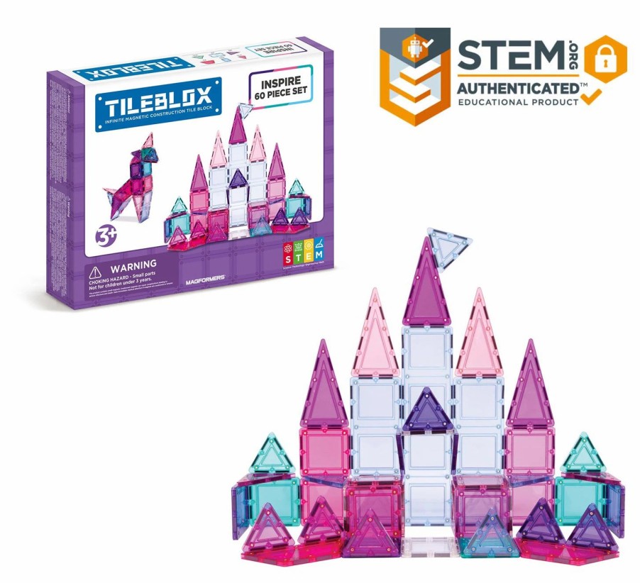 Magformers * | Magformers Tileblox Inspire 60Pc