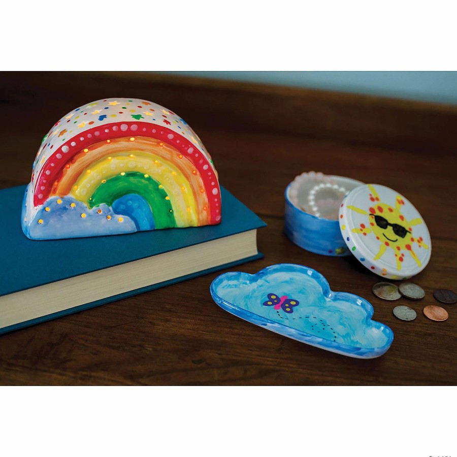 Creative Activities * | Mw Paint Your Own Rainbow Decor