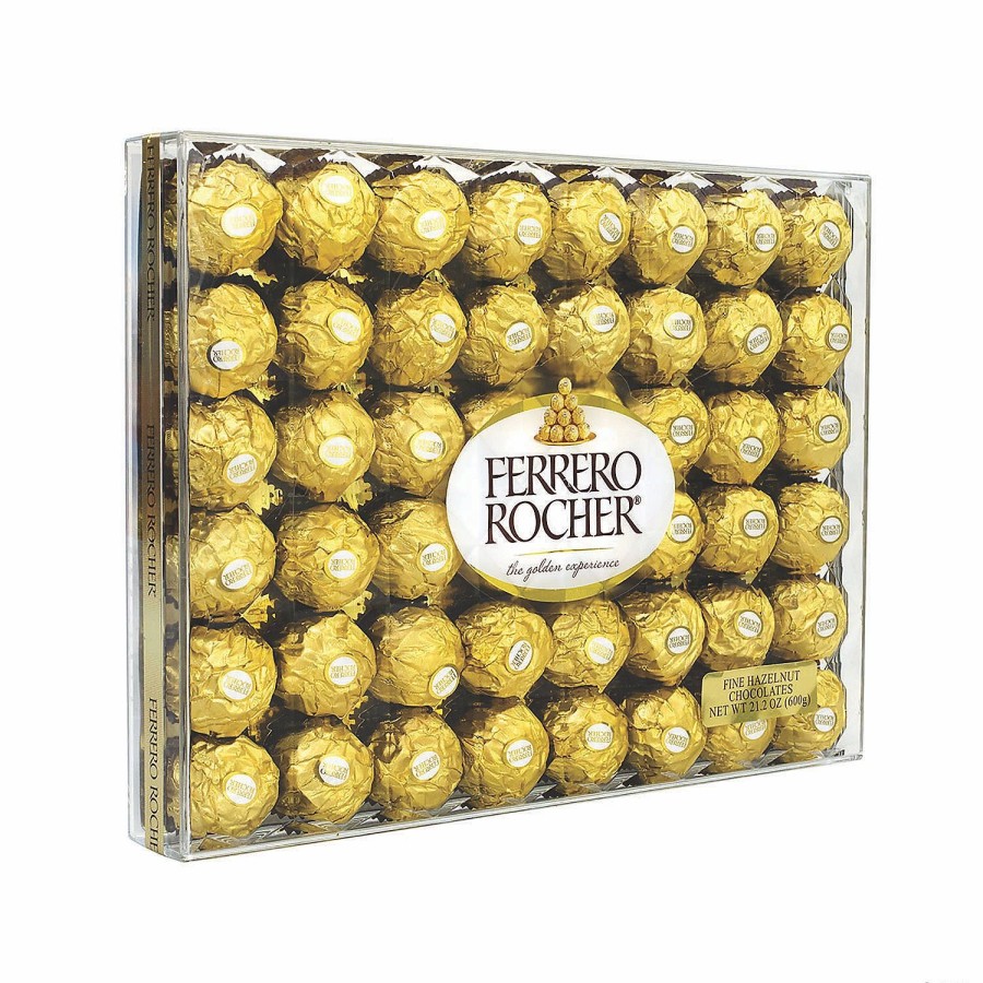 Creative Activities * | Mw Ferrero Rocher Hazelnut Chocolate Diamond Gift Box, 48 Pieces