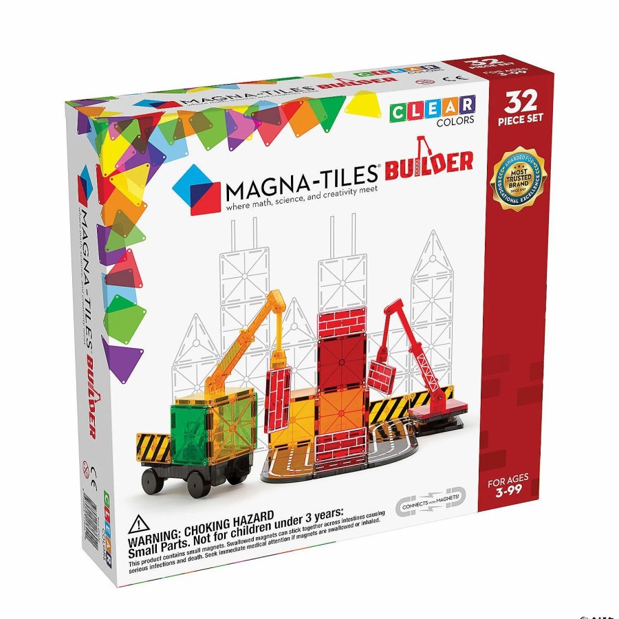 Early Learning * | Mw Magna-Tiles Builder 32-Piece Set