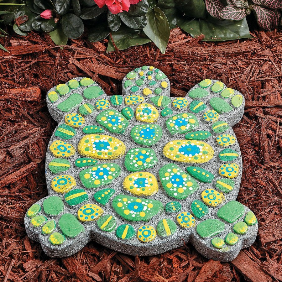 Creative Activities * | Mw Paint Your Own Stepping Stone: Turtle